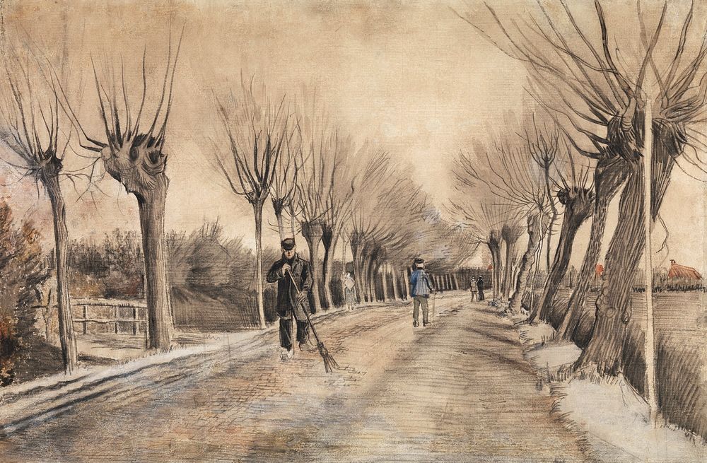 Road in Etten (1881) by Vincent Van Gogh. Original from the MET Museum. Digitally enhanced by rawpixel.