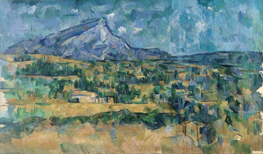 Mont Sainte-Victoire (ca. 1902&ndash;1906) by Paul C&eacute;zanne. Original from The MET Museum. Digitally enhanced by…