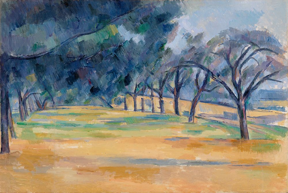 The All&eacute;e at Marines (L'All&eacute;e de Marines) (ca. 1898) by Paul C&eacute;zanne. Original from Original from…