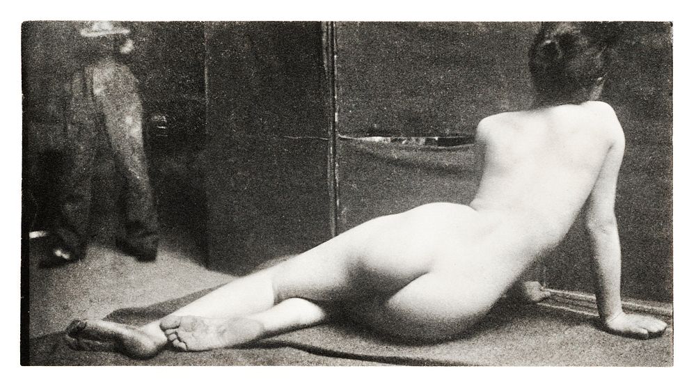 Nude photography of naked woman, Female Nude from the Back (ca. 1889) by Thomas Eakins. Original from The MET Museum.…