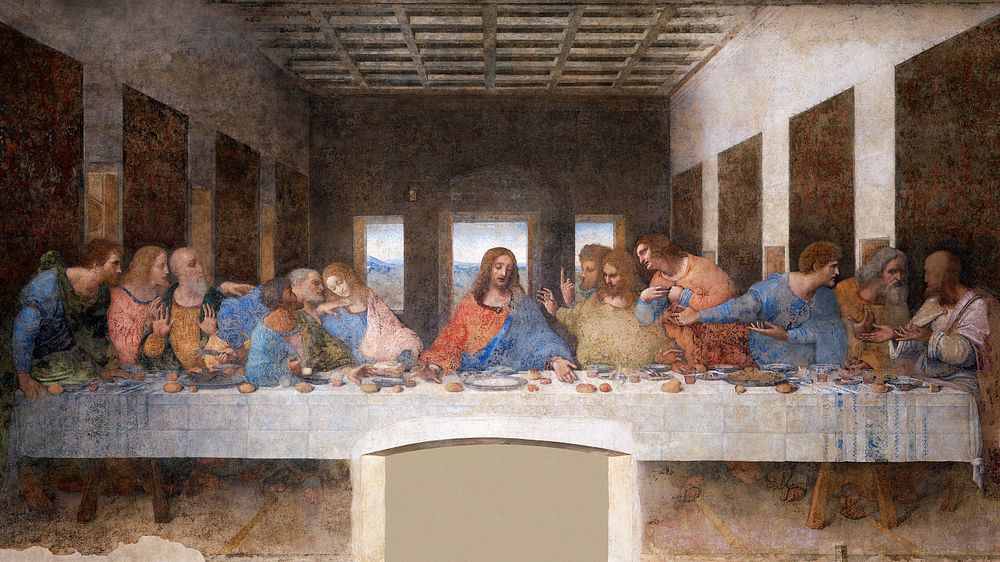 The Last Supper desktop wallpaper, HD background, Leonardo da Vinci