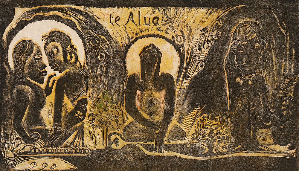 The God (Te atua), from the Noa Noa Suite (ca. 1893&ndash;1894) by Paul Gauguin. Original from The Art Institute of Chicago.…