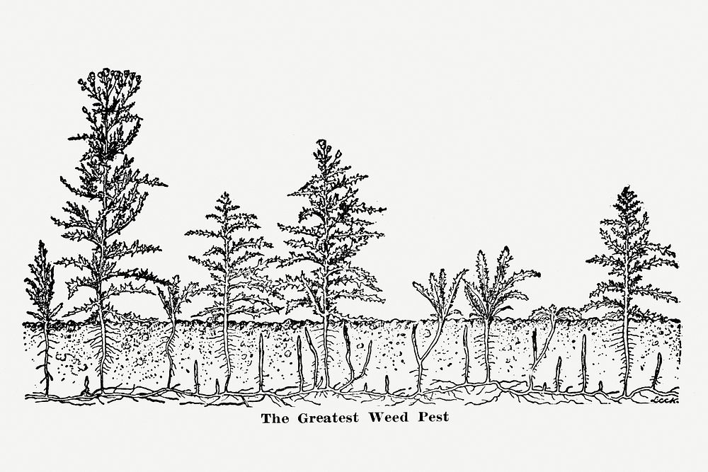 Vintage tree hand drawn illustration. Digitally enhanced from our own original copy of The Open Door to Independence (1915)…