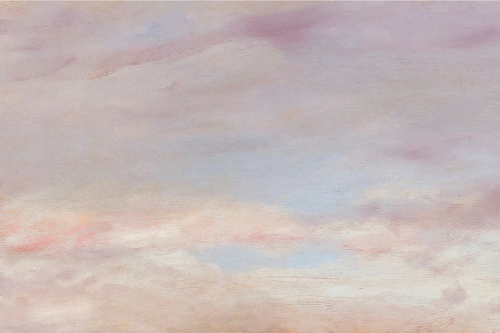Sky pastel texture background vector, remixed from the artworks of the famous French artist Edgar Degas.
