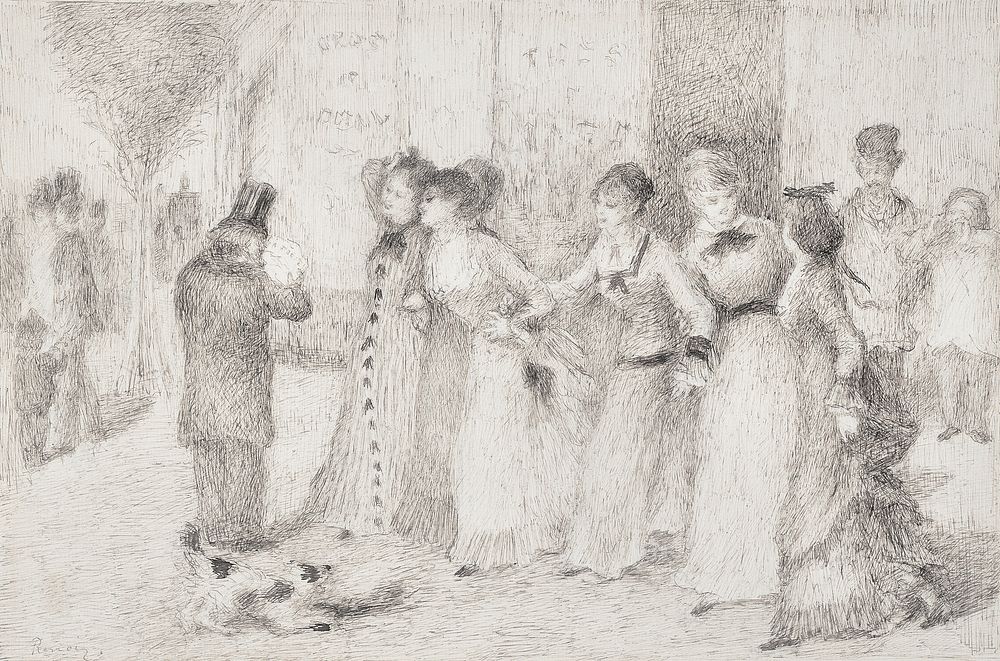 Workers&rsquo; Daughters on the Outer Boulevard (Illustration for Emile Zola&rsquo;s &ldquo;L&rsquo;Assommoir&rdquo;)…