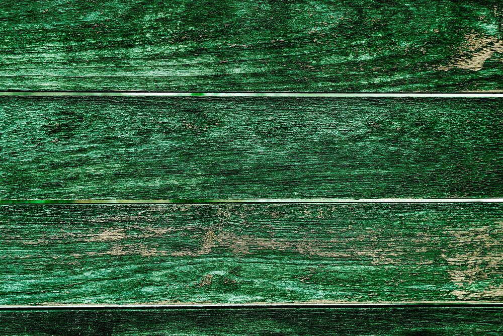 Green wooden floor texture background