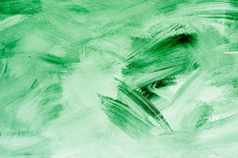 Textured green brush stroke wallpaper