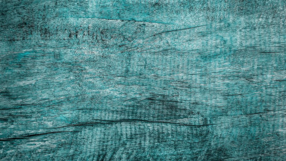 Teal wooden texture background 