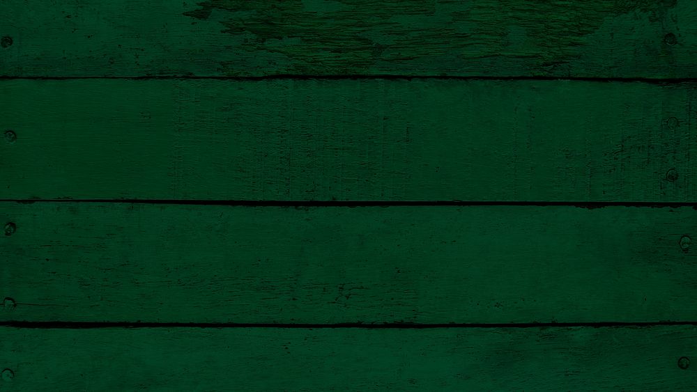 Dark green plank wood textured background