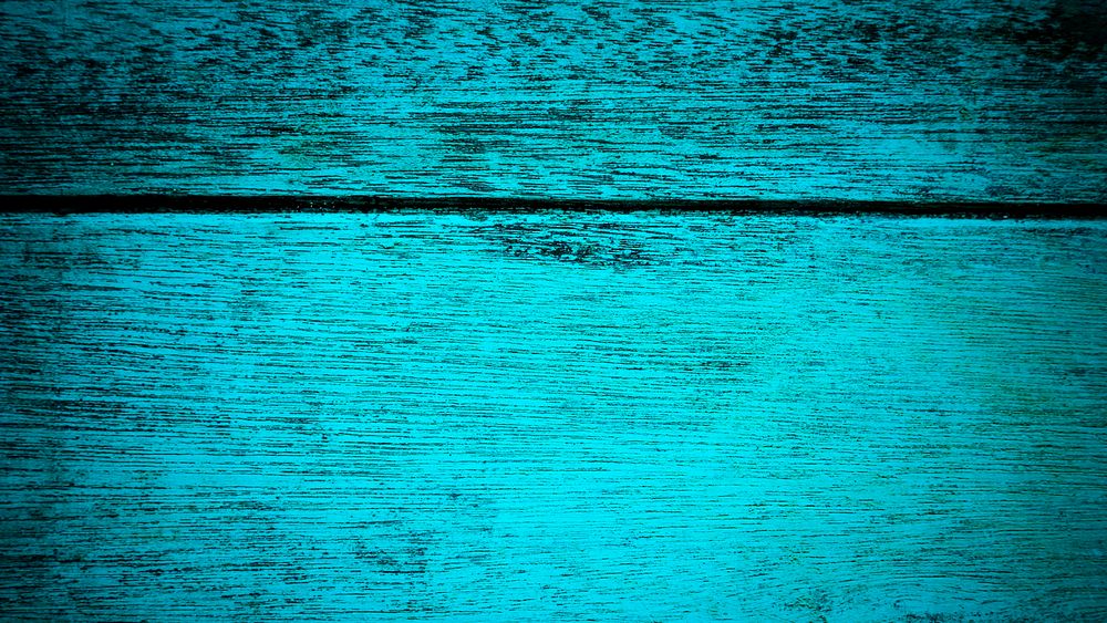 Turquoise plank wooden textured background