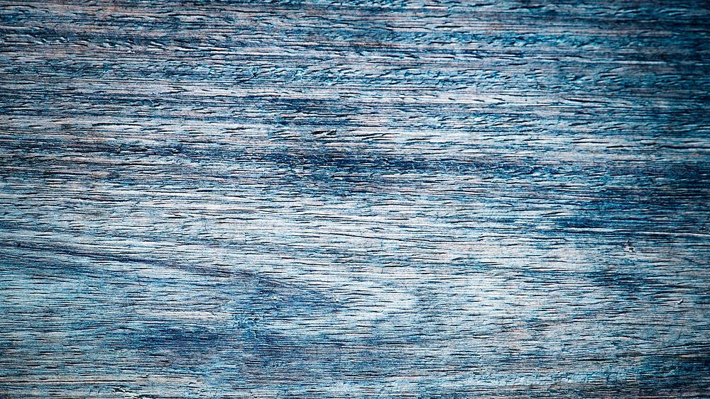 Grunge blue wooden texture background
