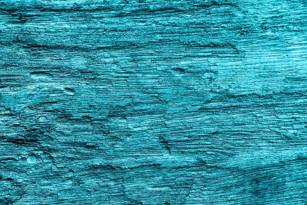 Turquoise rough wood background