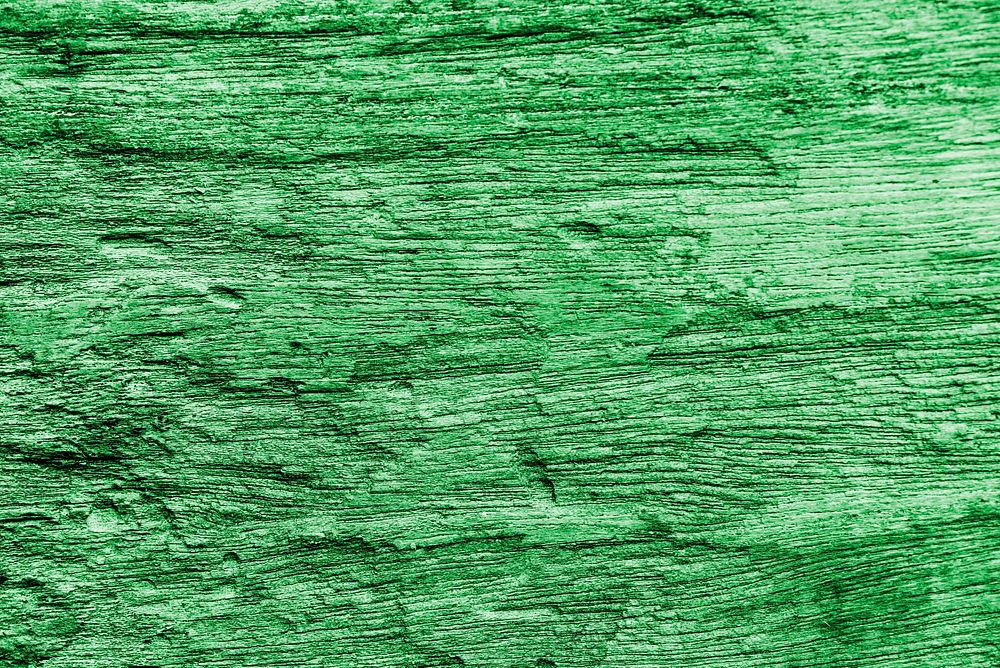 Green rough wood textured background