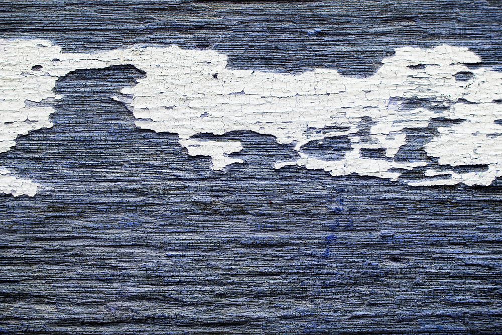 Blue chipped paint texture