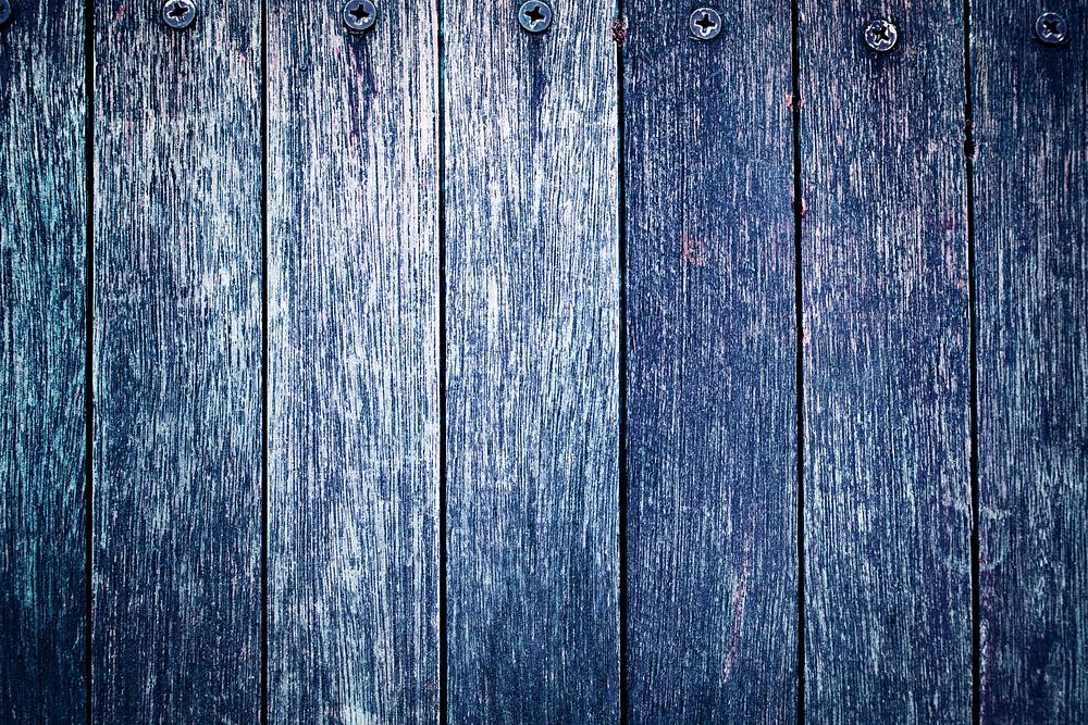 Indigo plank wood texture surface 