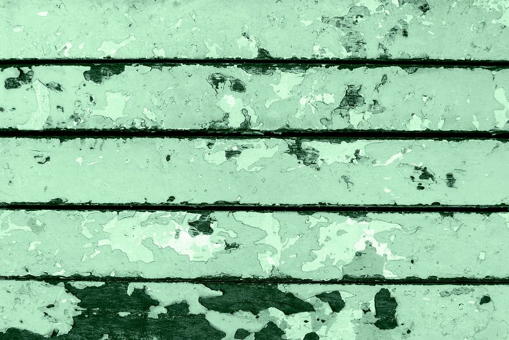 Rustic green plank wood background