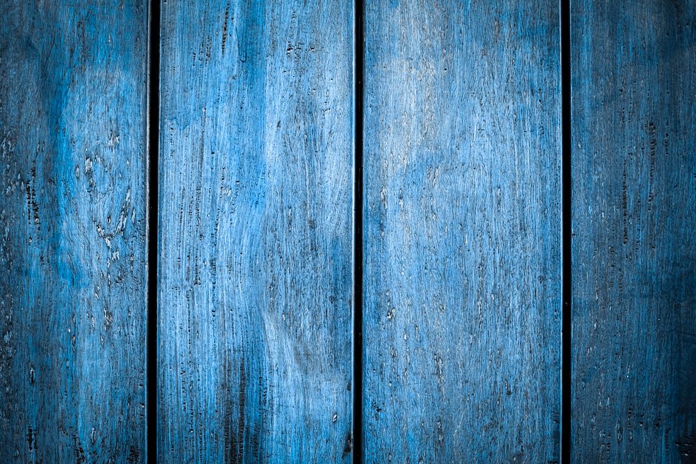 Blue plank wood surface texture 
