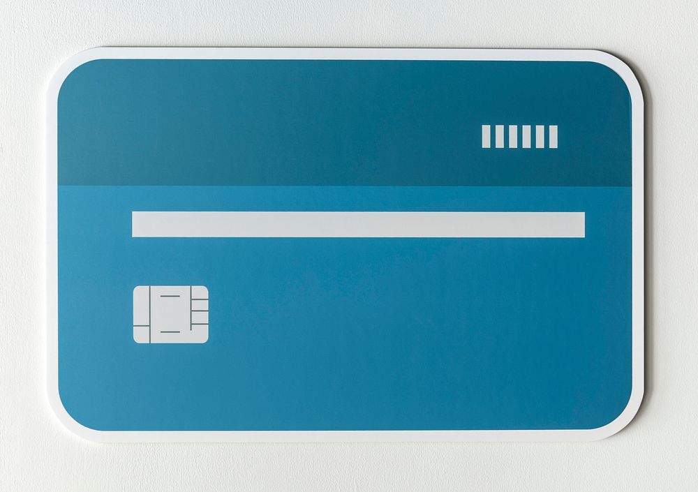 Credit or debit card banking icon