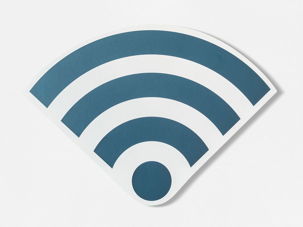 Icons of a strong signal of wifi