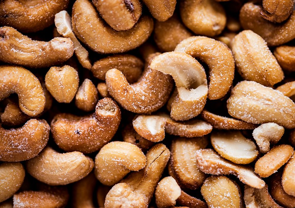 Close up of cashew nut