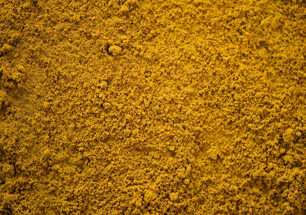 Close up of turmeric powder