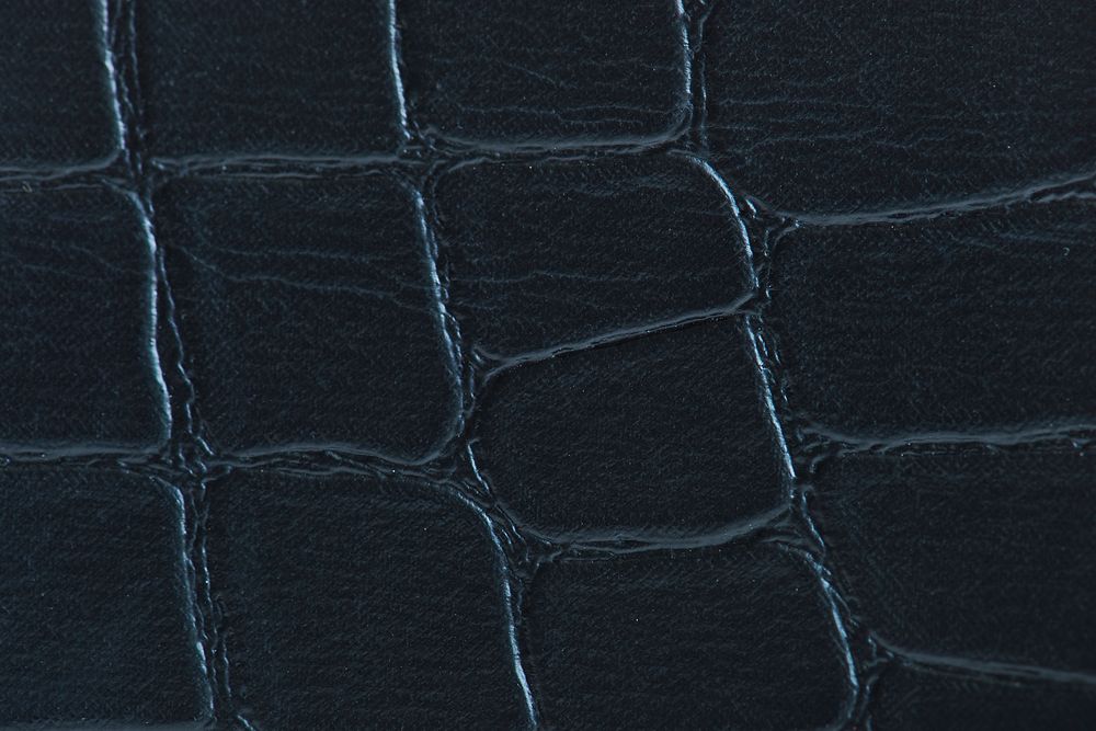 Macro shot of a patterned leather material