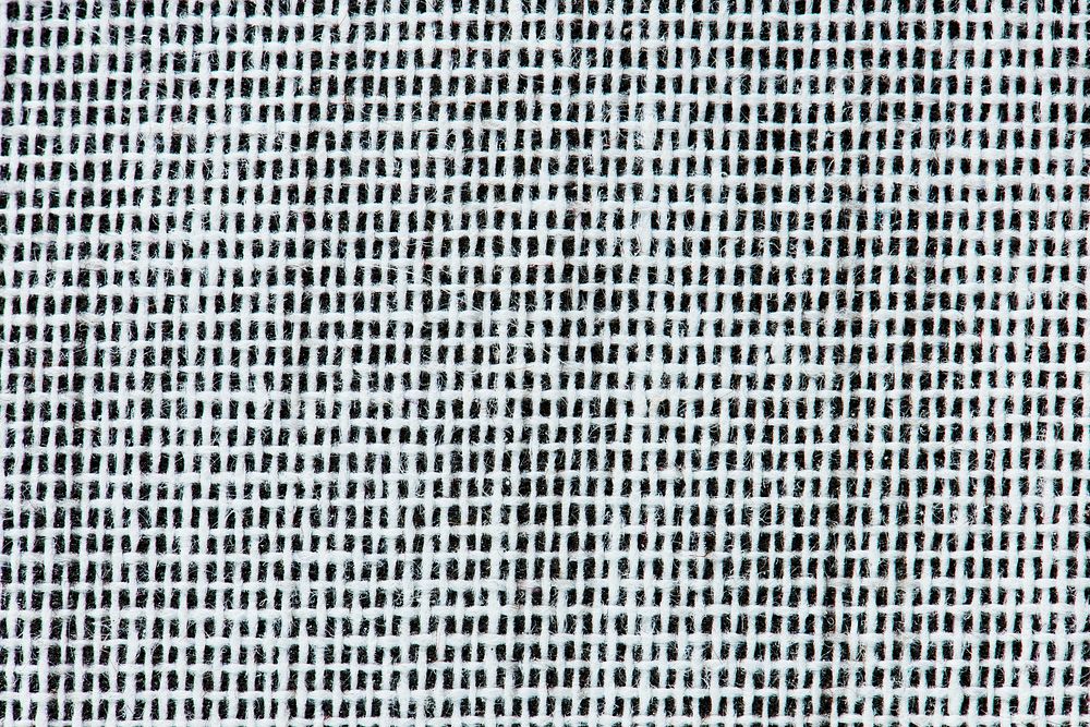 Black and white fabric strips closeup