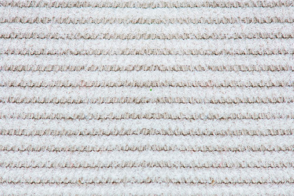 White carpet material closeup