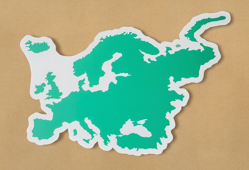 Blank map of Europe and countries