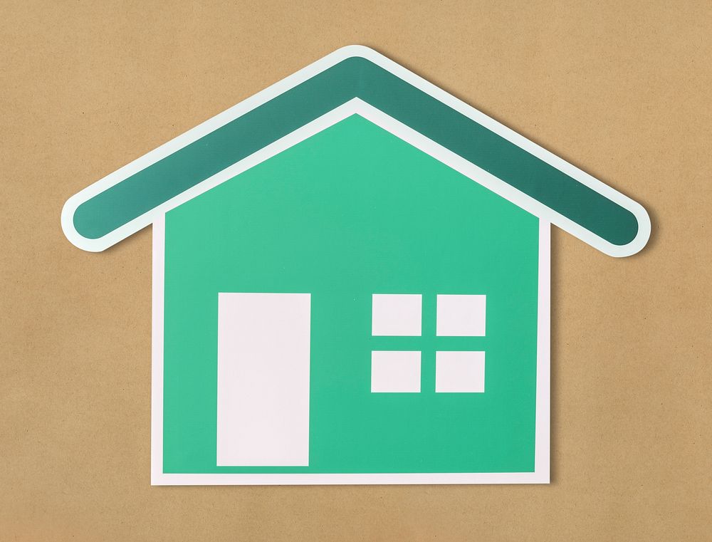 Home insurance cut out icon