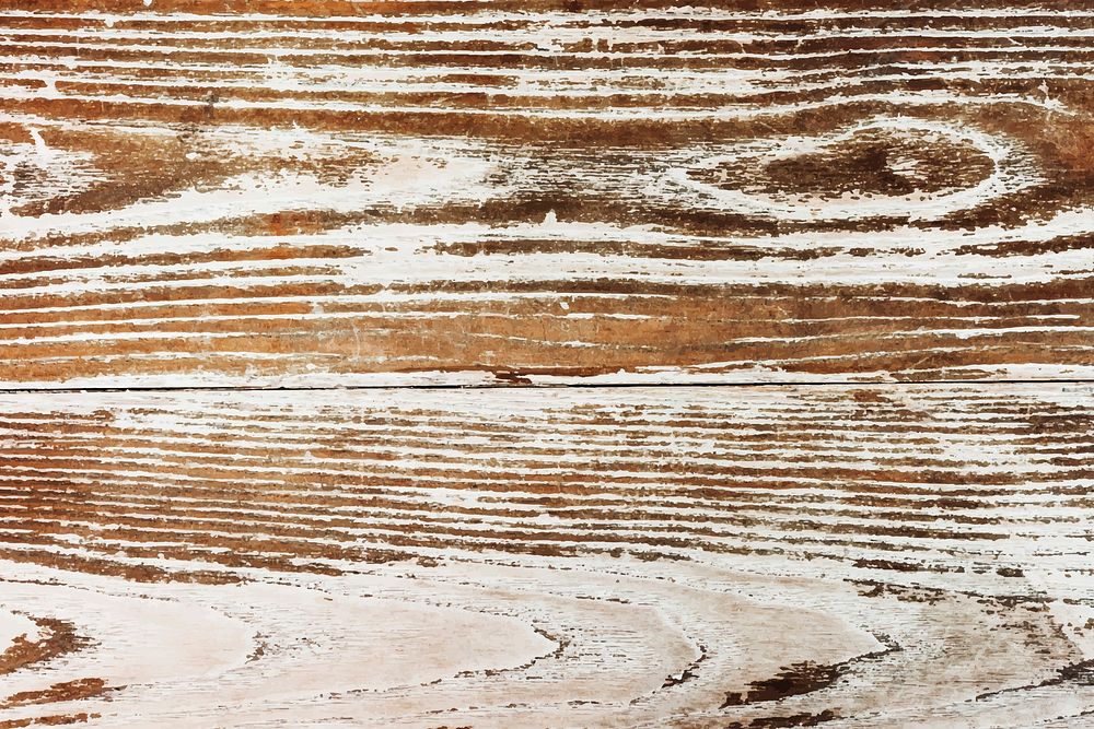 Close up of an old wooden floorboard