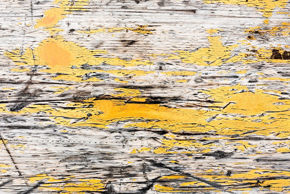 Old yellow wooden textured background design