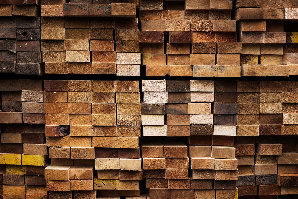 Small pile of wood background