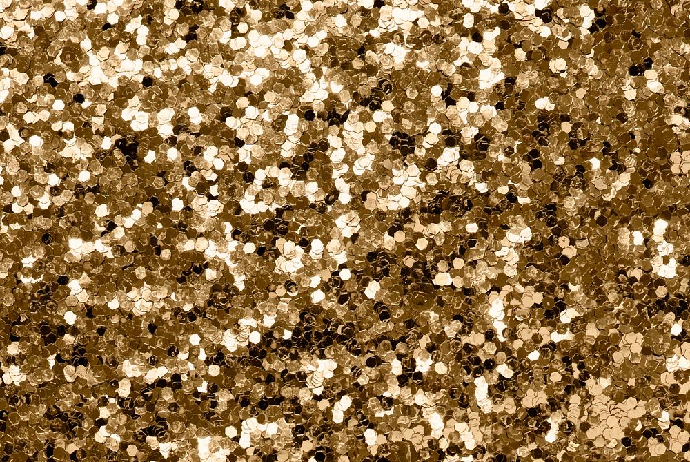 Golden glitter shiny background vector