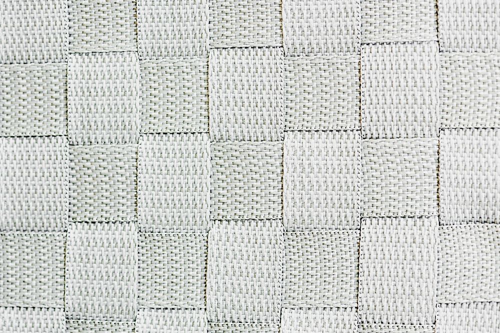 White woven criss-cross hatchwork material