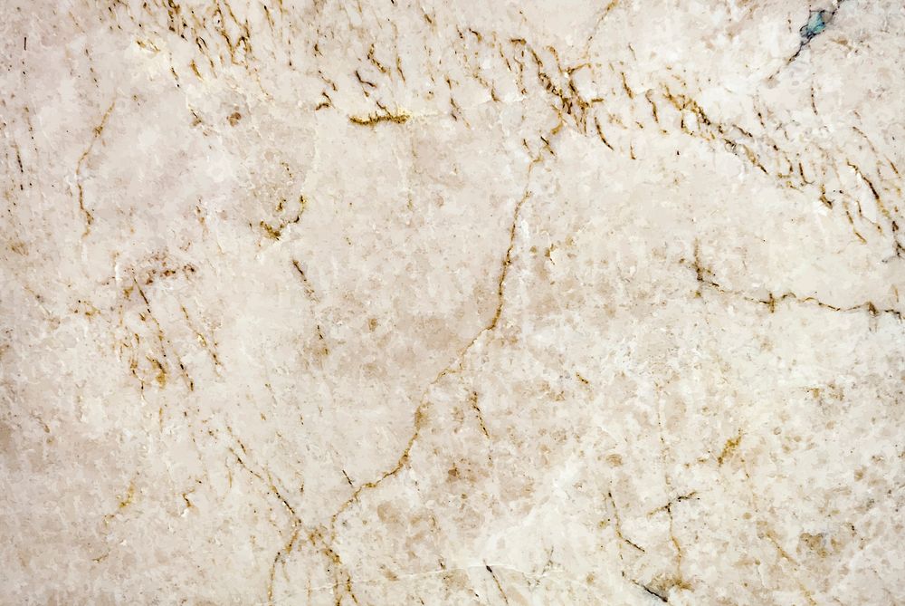 Beige marble pattern textured wall vector