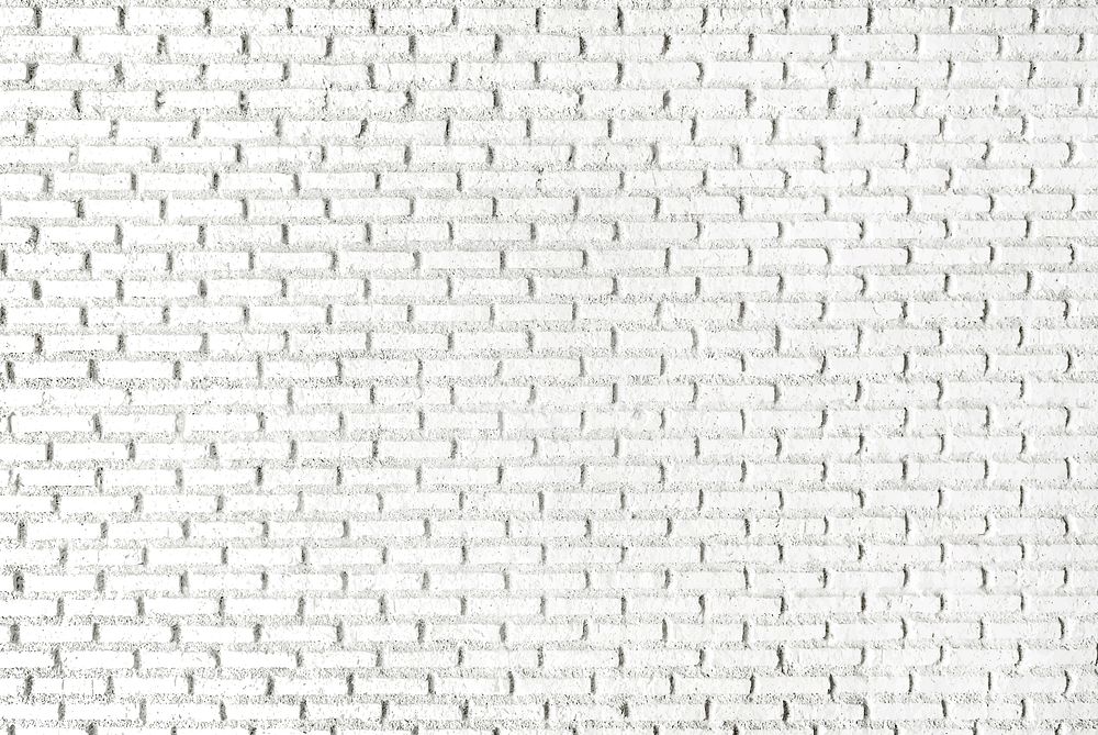 White brick wall textured wallpaper vector