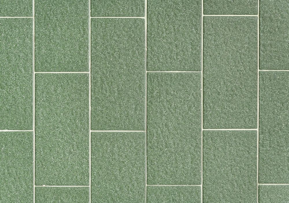 Light green tiles patterned wallpaper