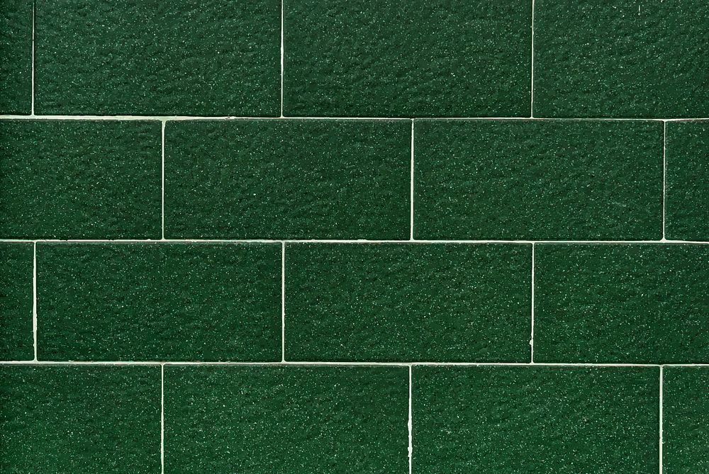 Dark green tiles pattern wallpaper vector