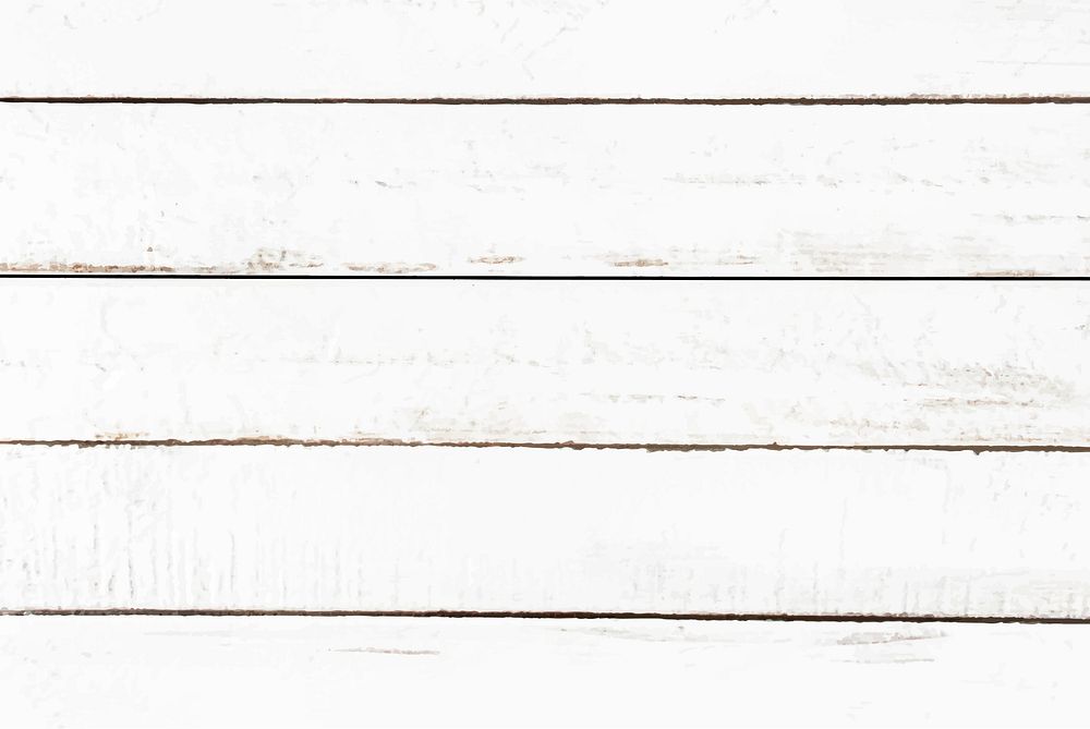 Blank white wooden textured background vector
