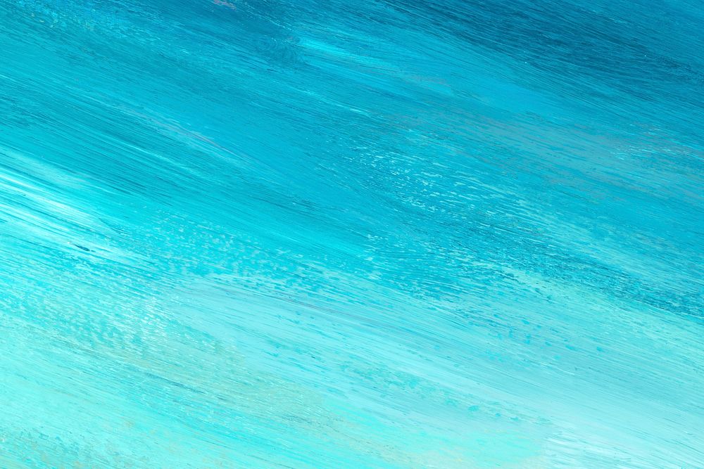 Blue and teal brush stroke textured background