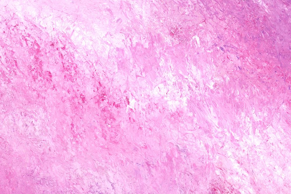 Pink acrylic paint textured background vector