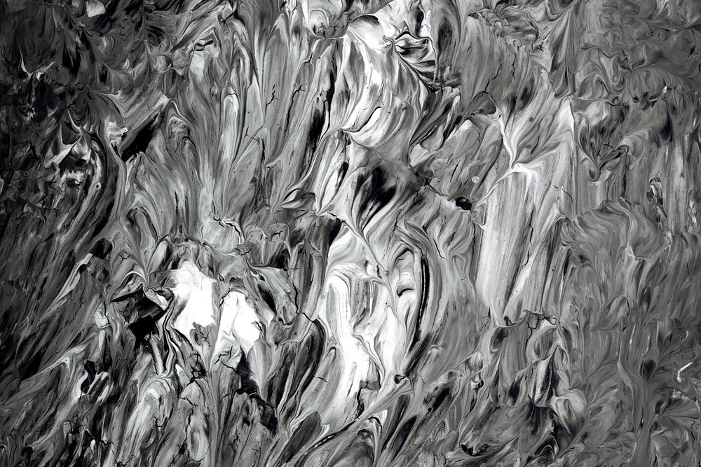 Black and white brush strokes textured background