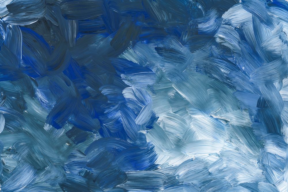 Blue acrylic texture background, aesthetic design