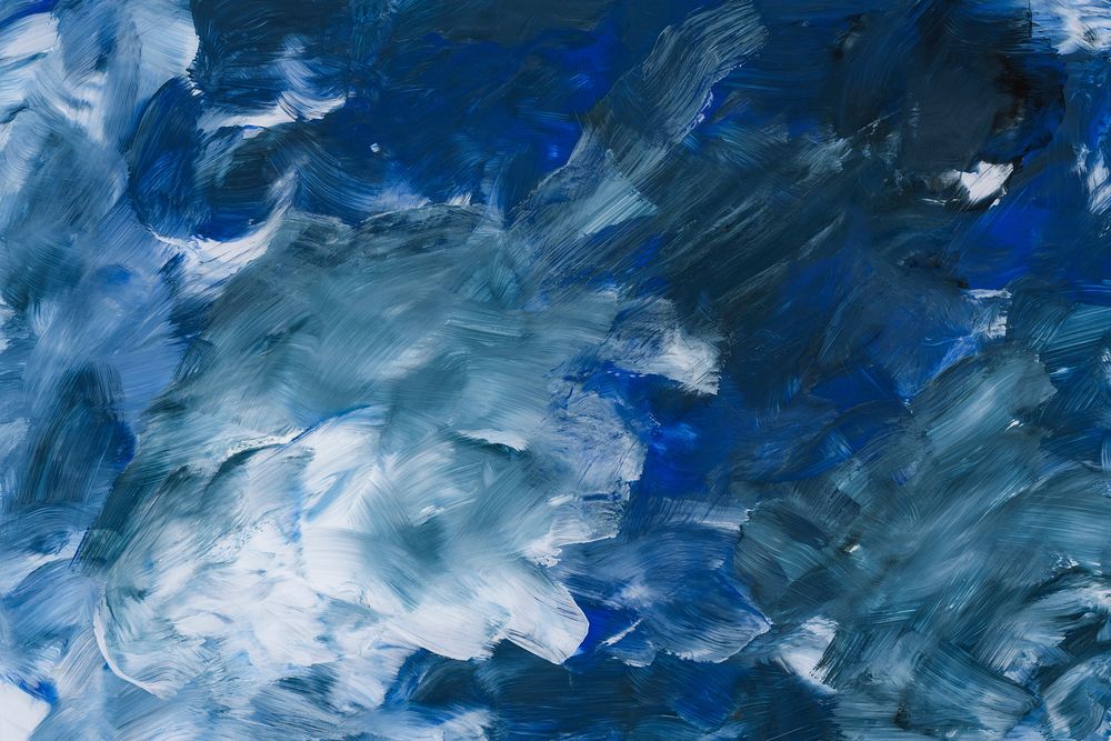 Blue acrylic texture background, aesthetic design