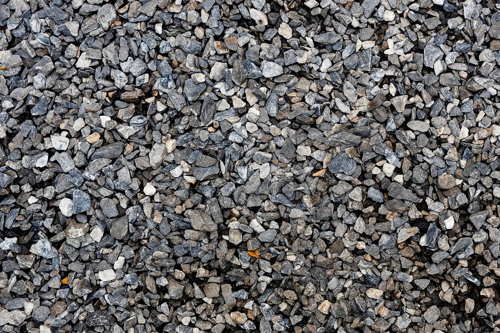Gray granite gravel textured background