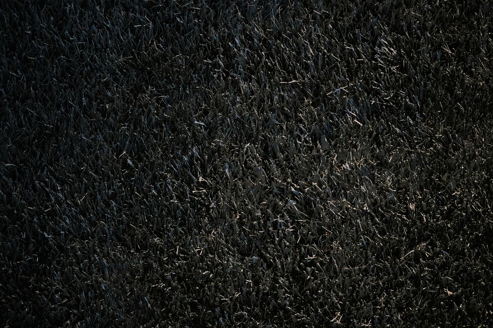 Dark cut grass textured background macro shot