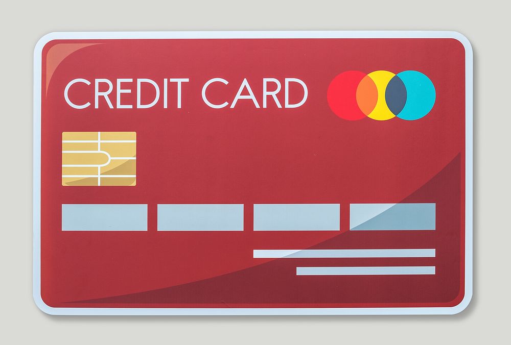 Credit card icon vector illustration