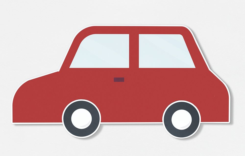 Simple car vector illustration icon