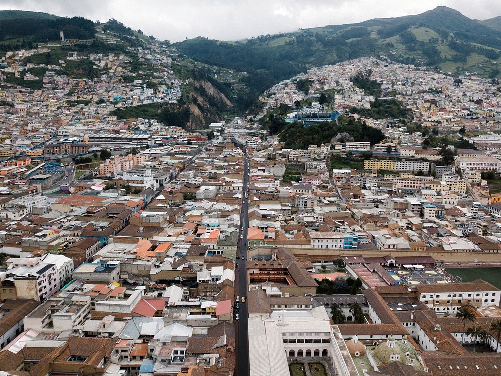 View of Quito city, Ecuador